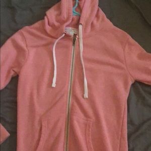 Coral zip up